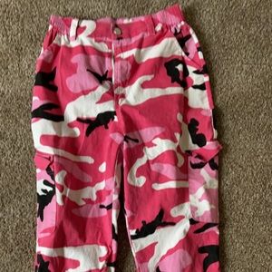 Pink cameo pants